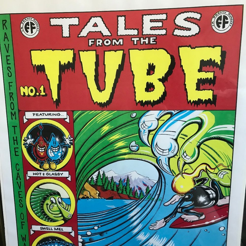 Rick Griffin Comic Surfing Poster